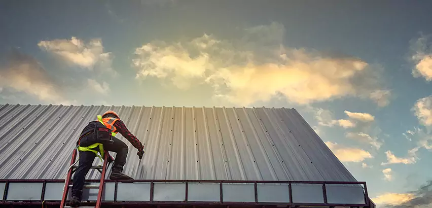 Commercial Built-Up Roof Installation in Tuckahoe