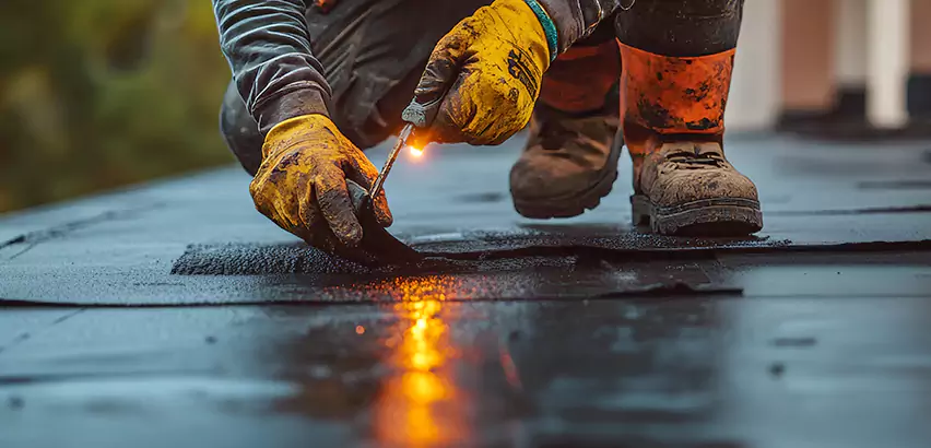 EPDM Roof Repair Tape Application in Tuckahoe