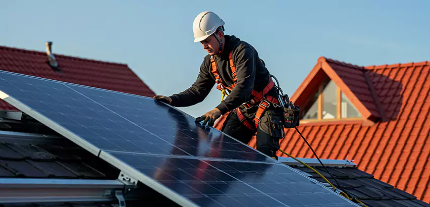Solar Panels on Steel Roof Installation in Tuckahoe