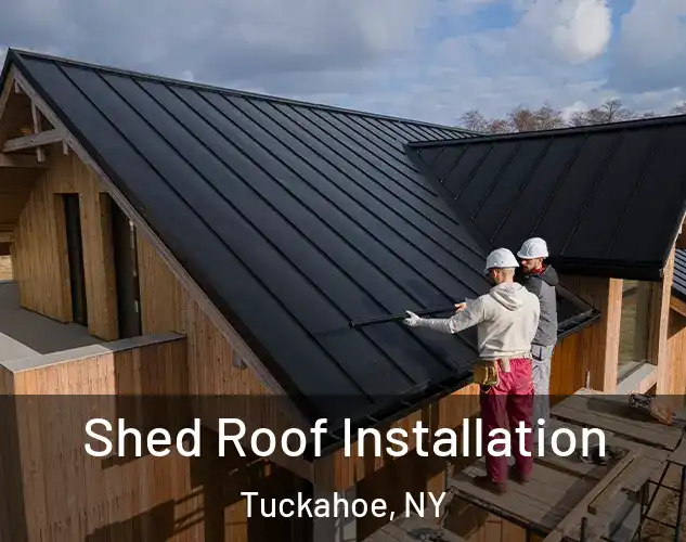  Shed Roof Installation Tuckahoe, NY